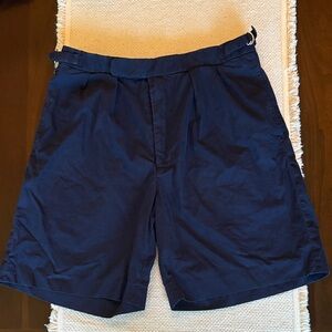 Ralph Lauren Dark Blue Flat Front Shorts